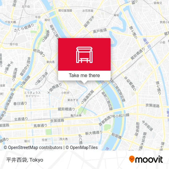 Hirai Nishifukuro map
