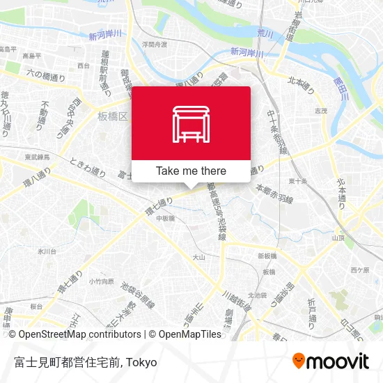 富士見町都営住宅前 map