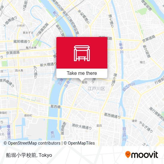 船堀小学校前 map