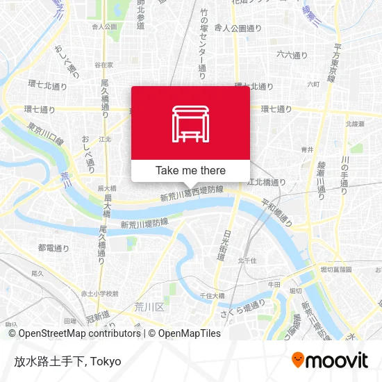 Below Drainage Canal map