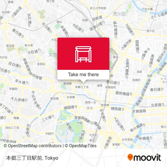 本郷三丁目駅前 map