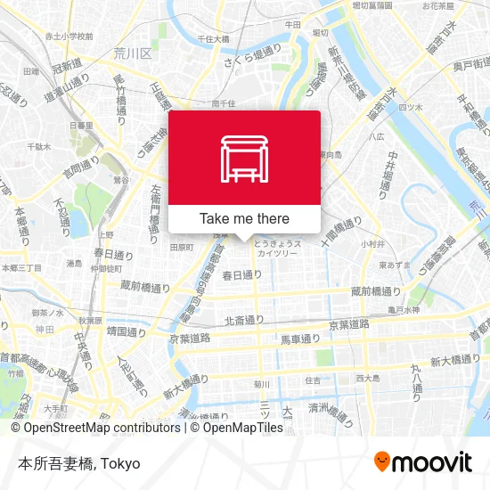 本所吾妻橋 map