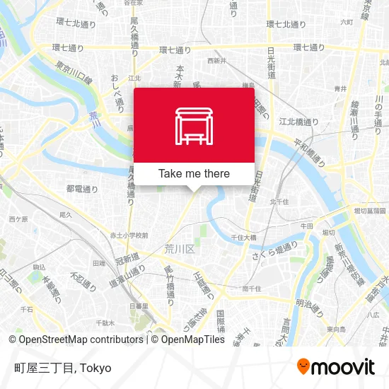 町屋三丁目 map