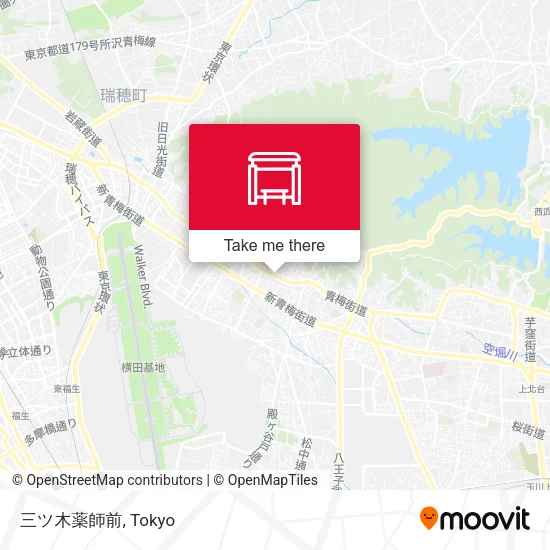 Mitsuki Yakushi-mae map