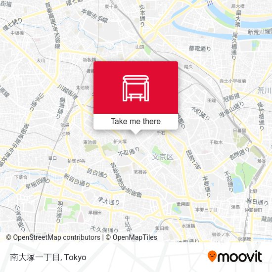 南大塚一丁目 map