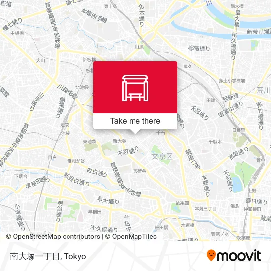 南大塚一丁目 map