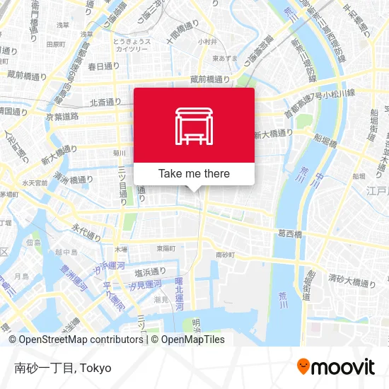 南砂一丁目 map