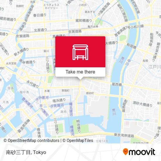 南砂三丁目 map