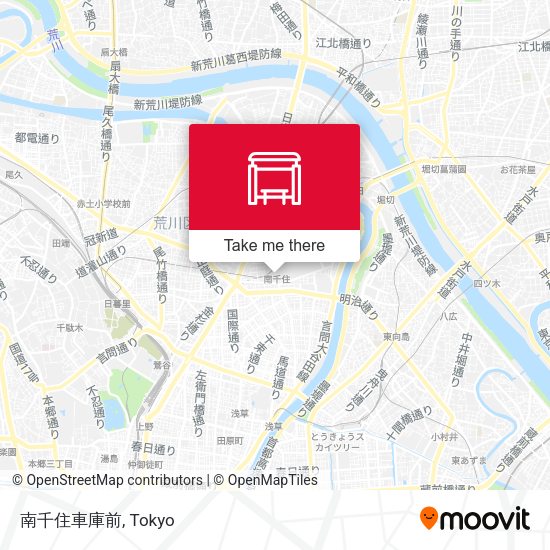 南千住車庫前 map
