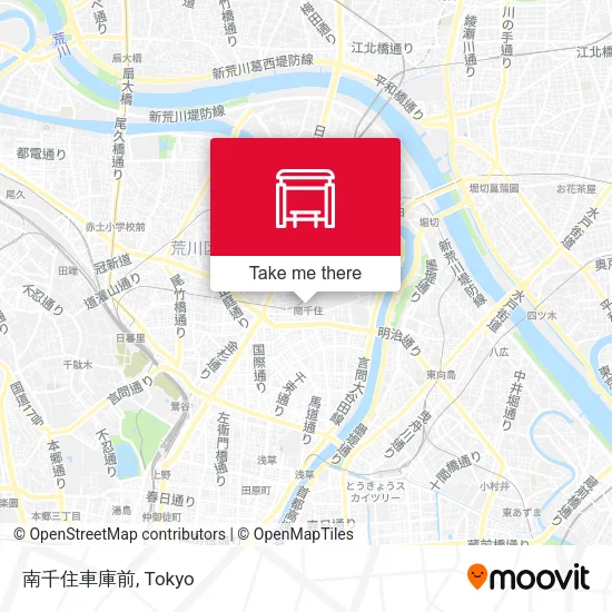 南千住車庫前 map