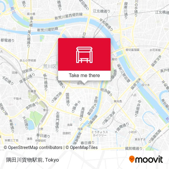 隅田川貨物駅前 map