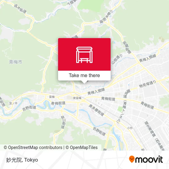 妙光院 map