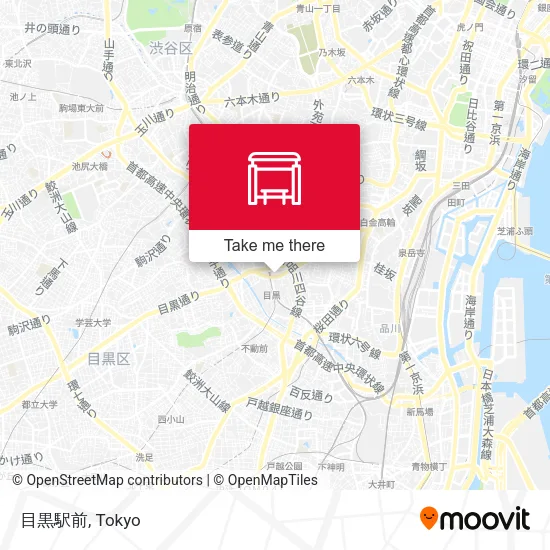 目黒駅前 map