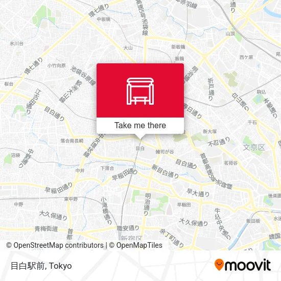 目白駅前 map