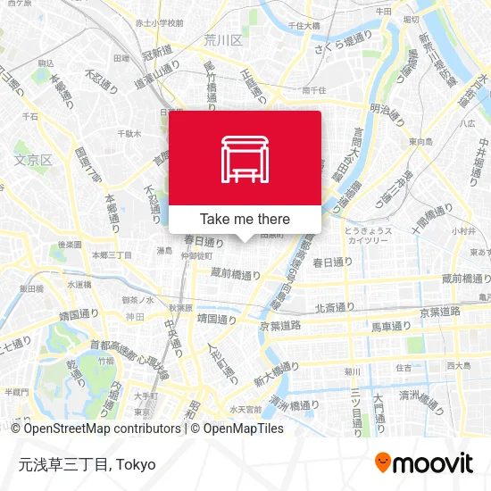 元浅草三丁目 map