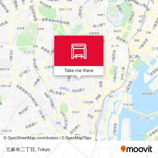 元麻布二丁目 map