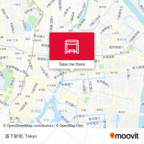 森下駅前 map