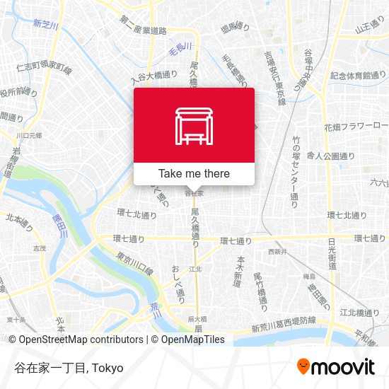 谷在家一丁目 map