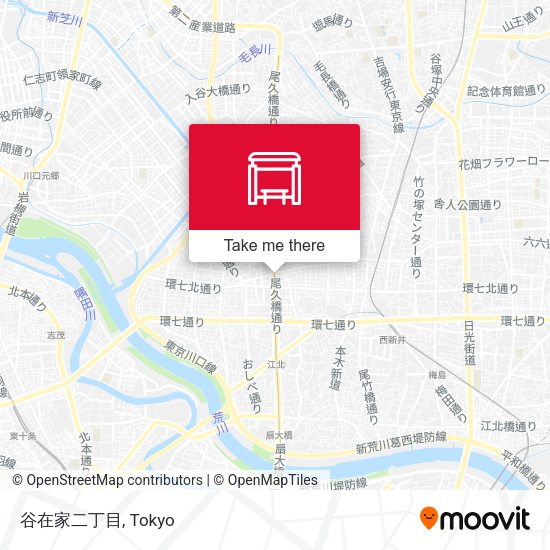 谷在家二丁目 map