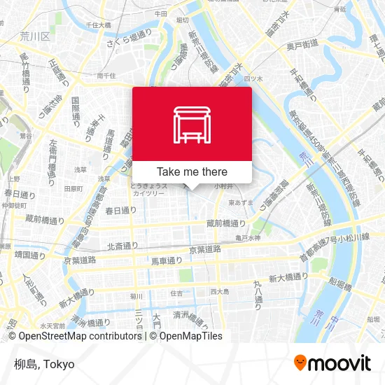 柳島 map