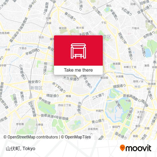 山伏町 map