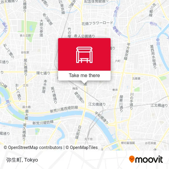 弥生町 map