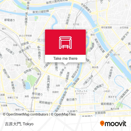 吉原大門 map