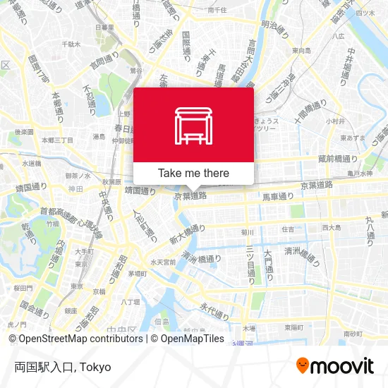 両国駅入口 map