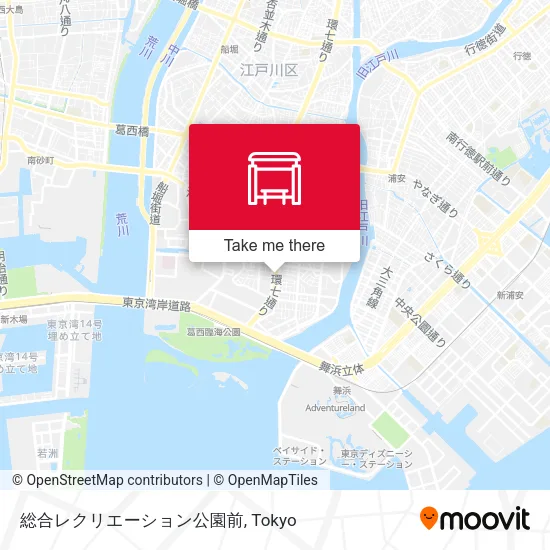 総合レクリエーション公園前 map