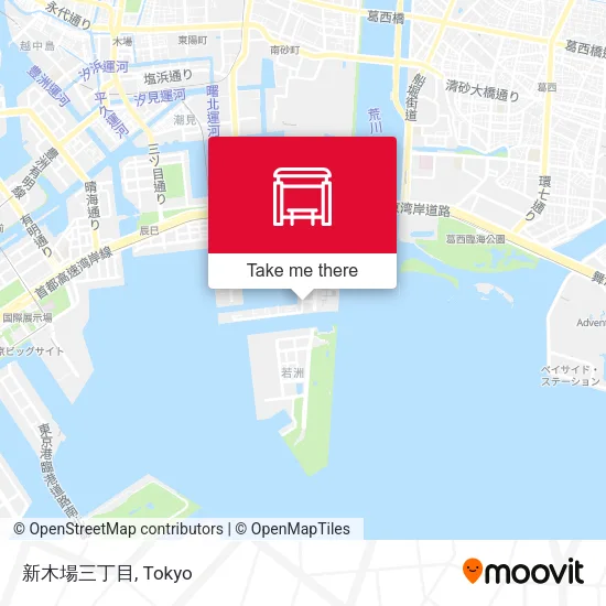 Shin-kiba 3-chome map