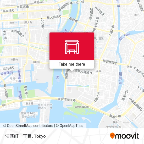 清新町一丁目 map