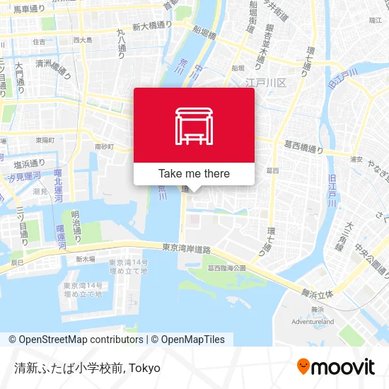 Seishin Futaba Elementary School map