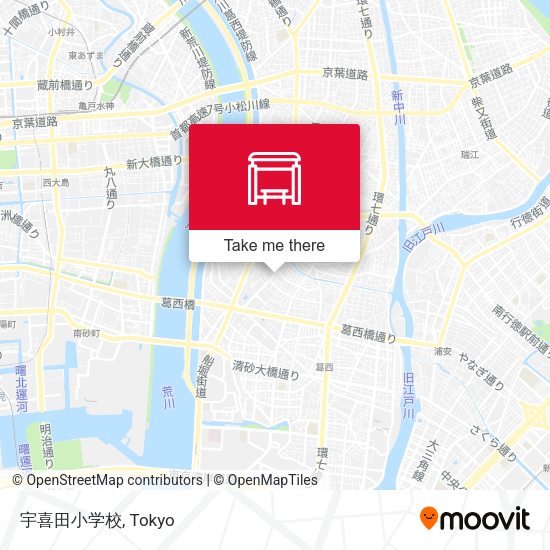宇喜田小学校 map