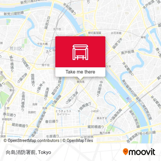 向島消防署前 map