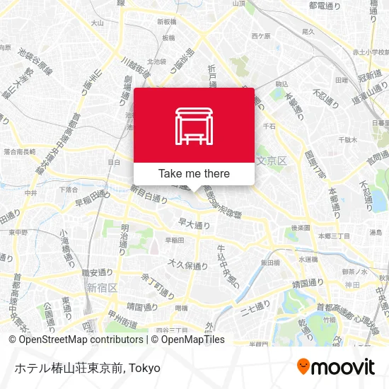 ホテル椿山荘東京前 map