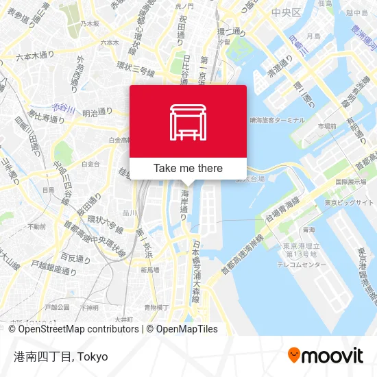 港南四丁目 map