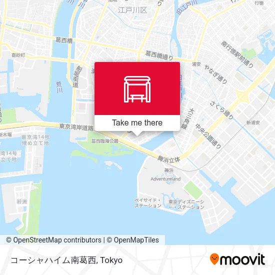 コーシャハイム南葛西 map