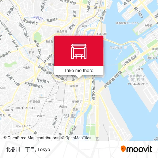 北品川二丁目 map