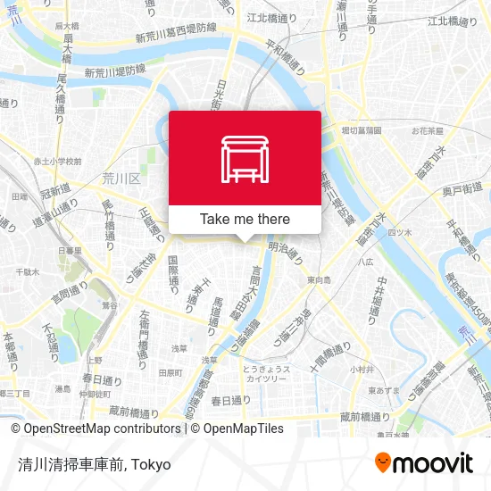 清川清掃車庫前 map