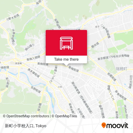 新町小学校入口 map