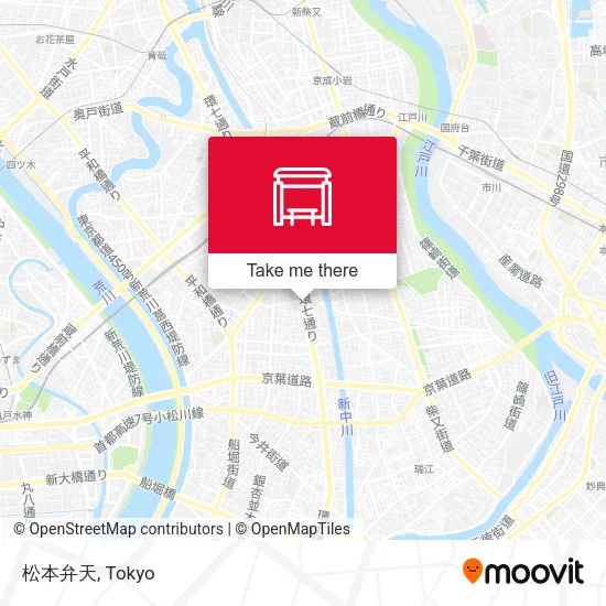 松本弁天 map