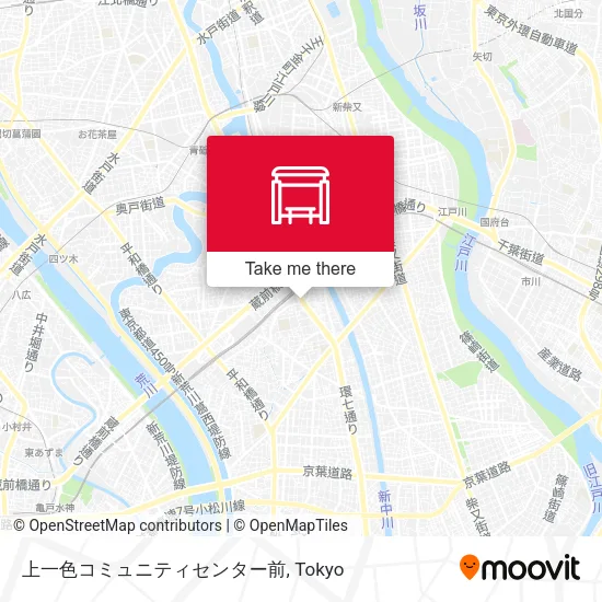 上一色コミュニティセンター前 map
