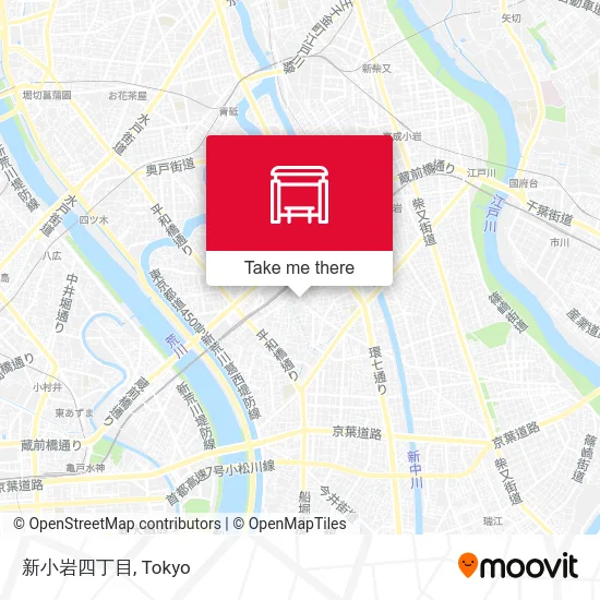 新小岩四丁目 map