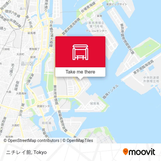 In front of Nichirei map