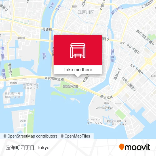 Rinkai-cho 4-chome map