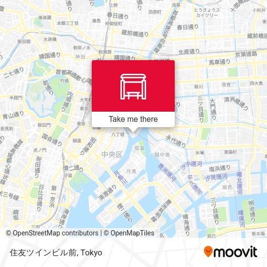 Sumitomo Twin Building Front map