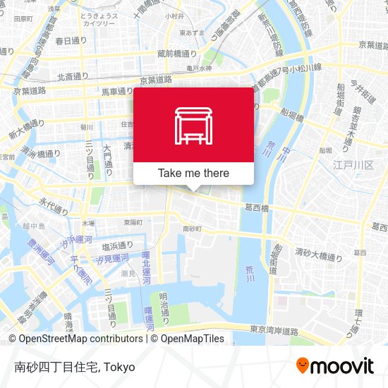 南砂四丁目住宅 map