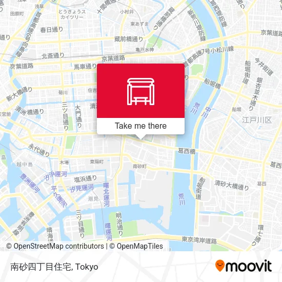 南砂四丁目住宅 map