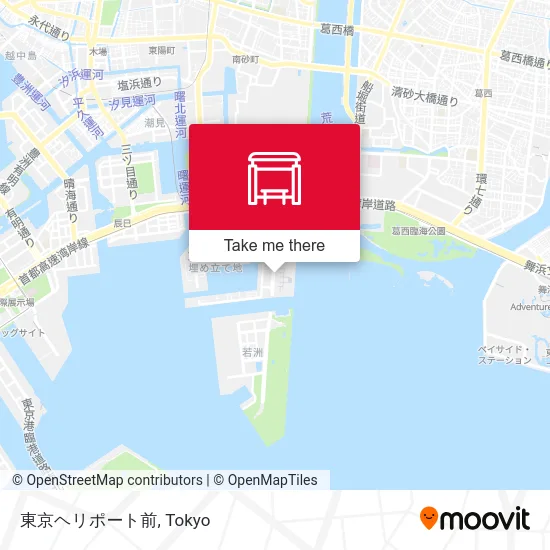 Tokyo Heliport Front map
