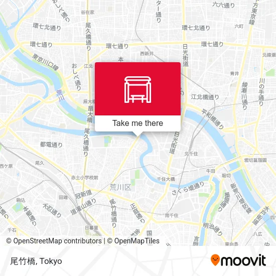 尾竹橋 map